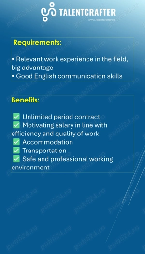 Oportunitate locuri de munca Lituania - imagine 2