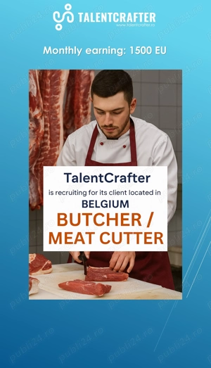 Angajare macelar Belgia - imagine 3