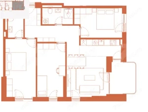 Comision 0!   River by Hexagon - 4 camere, 93 mp. - imagine 4