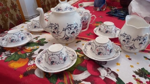 Vand set complet cafea 6 pers, porțelan fin calitate superioara,nou - imagine 5