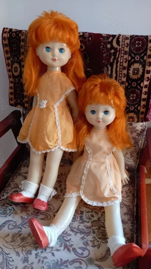 Vand 2 păpuși mari gemene, superbe, îmbrăcăminte originala - imagine 2
