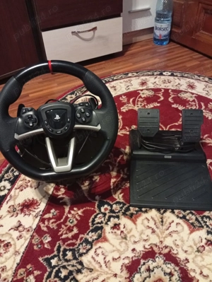 Vând volan cu pedale pentru PC ,PS4,PS5 400 de lei - imagine 2