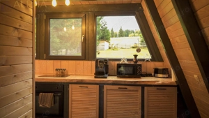 Cabana A Frame 115mp utili, Teren 3450mp, Coada Lacului Colibita - imagine 9