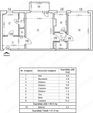 2 Camere Podu Ros - Cantemir  - imagine 9