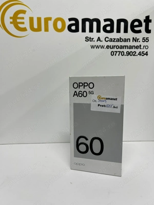 Telefon mobil OPPO A60, 4GB RAM, 128GB, 5G, Ocean Blue