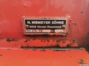 Cositoare frontală Niemeyer 2,7 m - imagine 4