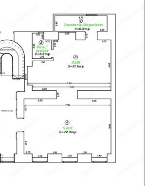 2 spatii in  Piata Unirii (84mp si 71mp) - imagine 4
