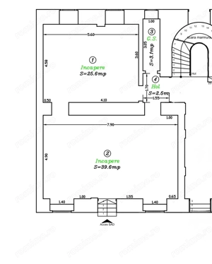 2 spatii in  Piata Unirii (84mp si 71mp) - imagine 5