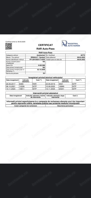 Renault Symbol,27 mii km,ca nou. - imagine 10