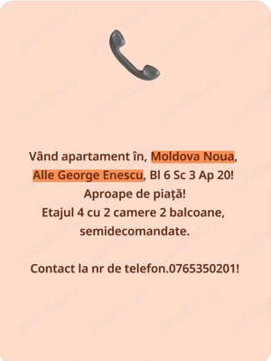 Apartament de vânzare!