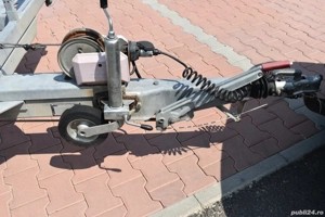 Remorca O2 DC14 platforma auto Witteveen R2030 4.20X2.15m 2000MMA - imagine 7