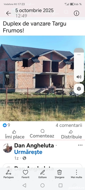 Casa la rosu de vazare