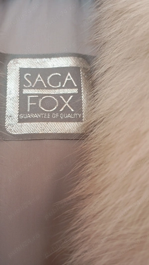 Haină blană vulpe argintie - imagine 4