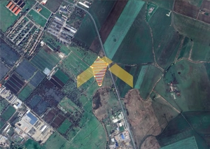 Teren 21,000 mp intravilan de vanzare centura de nord Arad - imagine 2