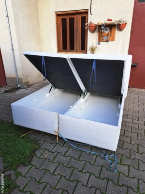 pat cu lada 160 200 - imagine 2