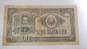 100 lei 1952 serie neagră 