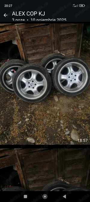 Jante aliaj pe 17 Opel Zafira Vectra  - imagine 3