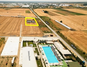 Teren intravilan 6860 mp Dobreni - Vidra - Berceni la 14 km de metrou - imagine 2