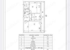 ***PROPRIETAR*Apart. 2 camere*Decomandat*Et. 6*Vest*Sos. Vestului inters. Cantacuzino*** - imagine 10