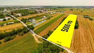 Teren intravilan construibil Bolintin Deal 5000 mp - dublă deschidere