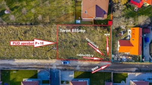 Ghimbav | 885 mp | Lot complet: utilități + PUD | View Postăvaru