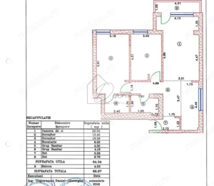 COM 0% I Apartament 3 camere Plaza Pipera I 4 City North I Rond OMV - imagine 2