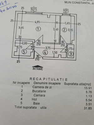 Garsoniera decomandata  - imagine 3
