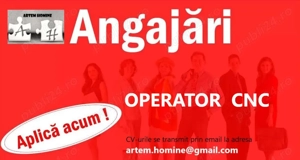 Operator CNC masina de indoit 