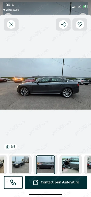 Vand A5 motor 2,0 benzină din 2015 - imagine 2