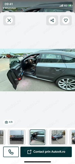 Vand A5 motor 2,0 benzină din 2015