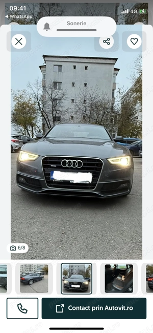 Vand A5 motor 2,0 benzină din 2015 - imagine 5