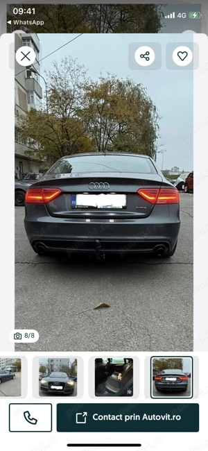 Vand A5 motor 2,0 benzină din 2015 - imagine 4