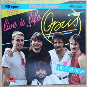 disc vinil Maxi-Single Opus - Live Is Life (1984) 