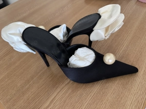 vand pantofi noi Magda Butrym toc 110 cm cu perle 