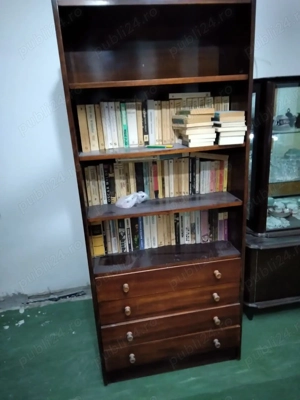 Set mobilier lemn masiv furniruit, vechi