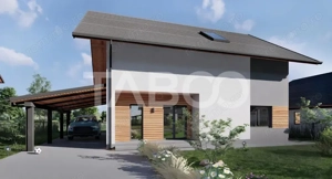 Casa individuala de vanzare cu teren generos- predare la alb - imagine 6