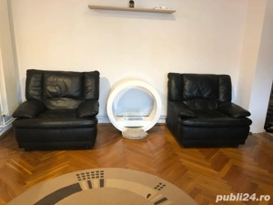 Fotolii de piele - stare foarte bună - 