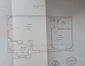 Etaj 2  zona Lipovei 2 camere centrala proprie