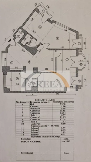 RAR SI  ELEGANT - UNIRII FANTANI - 5 camere de vanzare - imagine 8