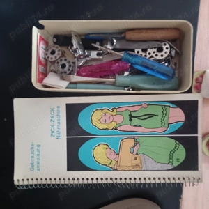 Mașină de cusut electrică Zig Zag, cu accesorii - imagine 2