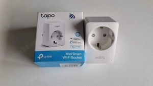 Priza smart control vocal la distanta TP-LINK Tapo P100, Wi-Fi