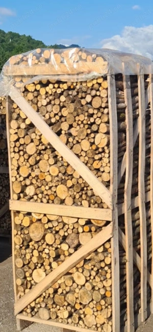 Lemne fag carpen paletizate 0.80 0.80 2m - imagine 2