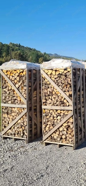 Lemne fag carpen paletizate 0.80 0.80 2m