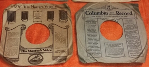 20 bucati coperti pt. placi placa gramofon patefon originale cele vechi 10 inch ( medii )