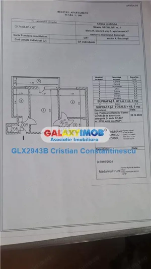 Apartament 2 camere , 49 mp, Bvd Brancoveanu, Berceni - imagine 9