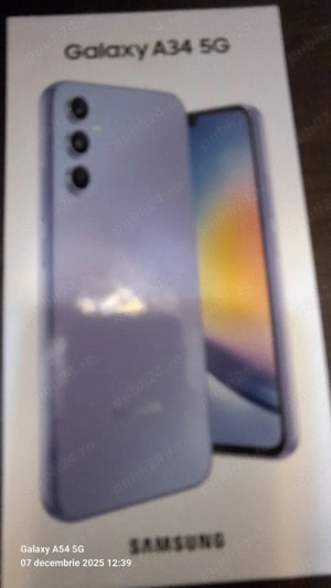 Telefon mobil Samsung Galaxy A34 in garantie