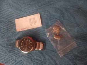 Ceas Emporio Armani original, cronograf, oțel