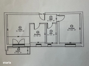 Apartament 2 camere zona Giroc - imagine 15