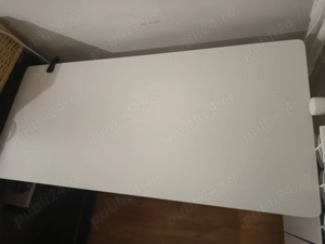 Birou calculator mobilier Nou alb,stil loft,made Polonia, lungime 100 cm x 50 cm  - imagine 2