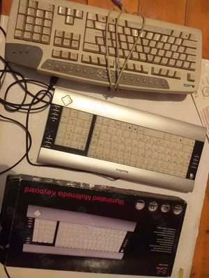 5 tastaturi dif. modele,cu lumini: A4 Tech, Logitech tastatura  - imagine 2